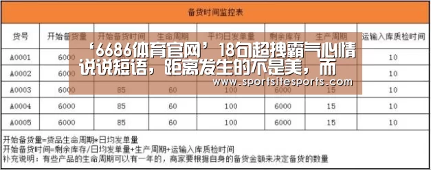 ‘6686体育官网’18句超拽霸气心情说说短语,距离发生的不是美,而是圈外人!(图1) 6686体育